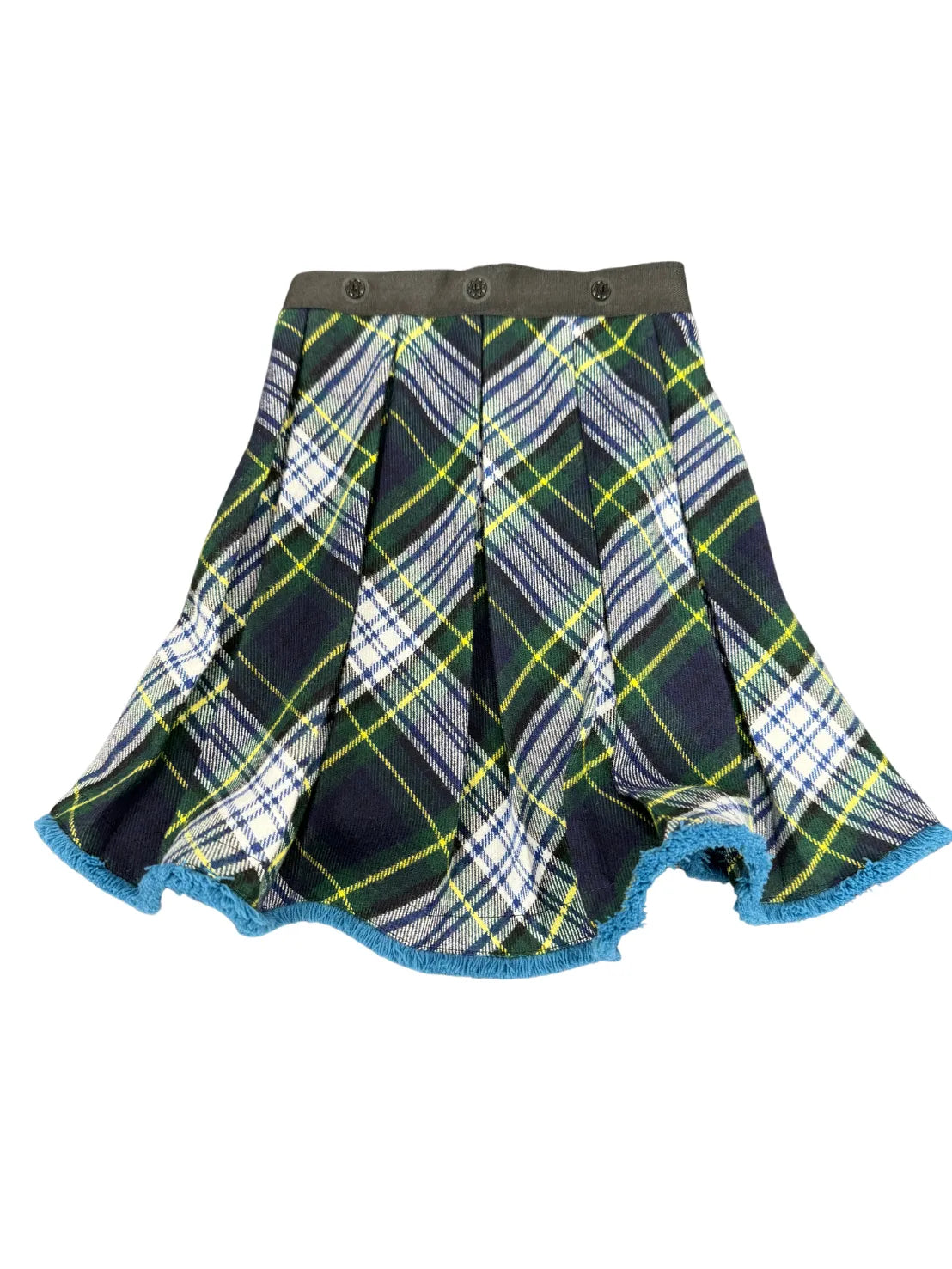 DOG WEAR - フリンジ付着せ替えプリーツチェックスカート