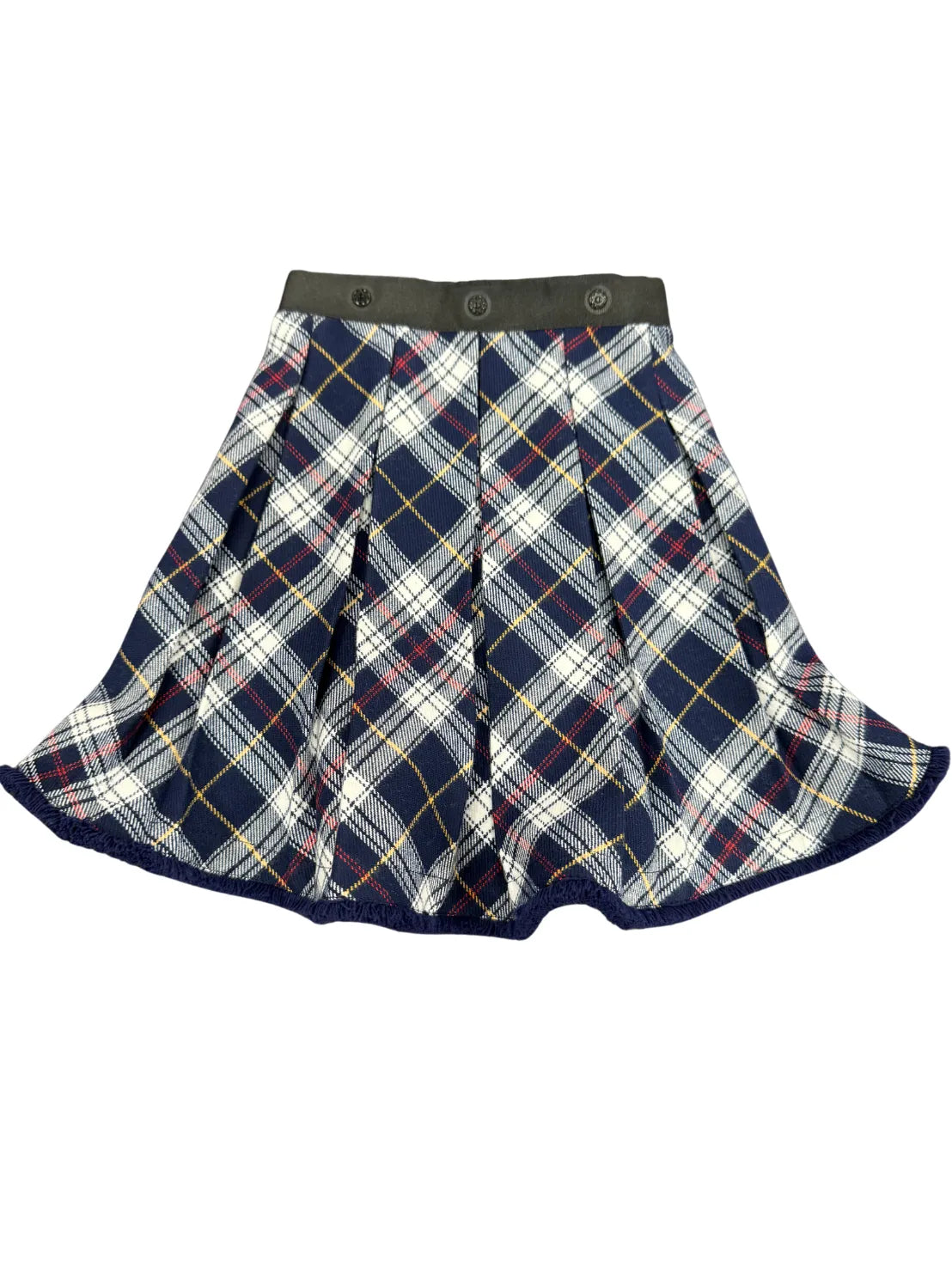 DOG WEAR - フリンジ付着せ替えプリーツチェックスカート