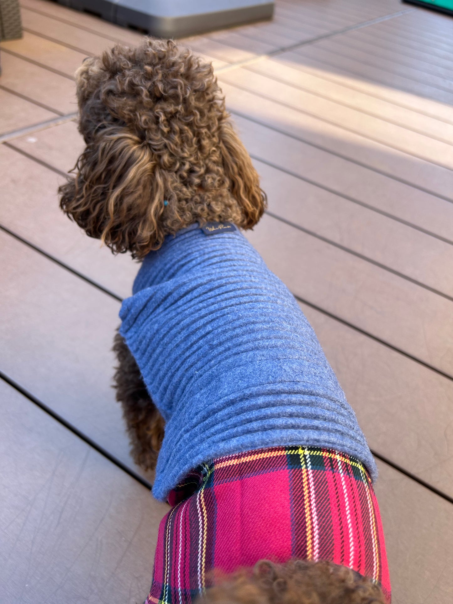 DOG WEAR - モフモフプリーツタンクトップ