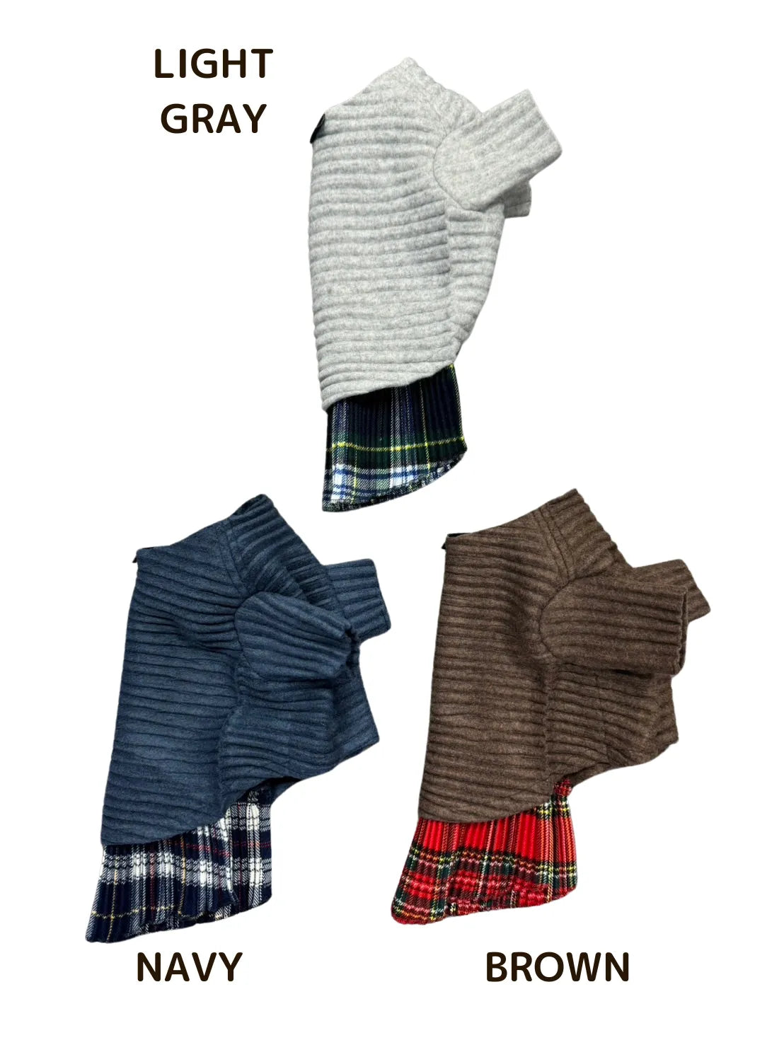 DOG WEAR - モフモフプリーツ袖付チュニック