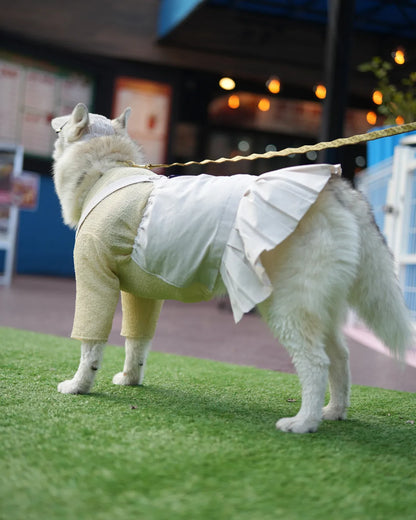 DOG WEAR - プリーツサロペットスカート