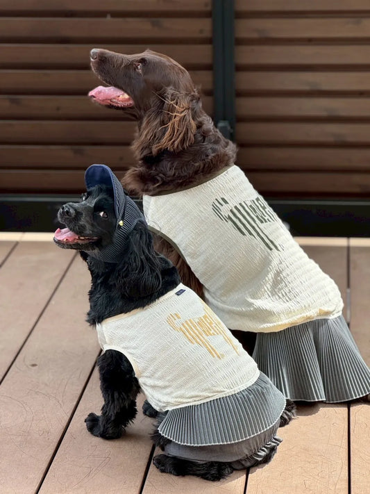 DOG WEAR - マジョリカプリーツオールインワンスカート付き