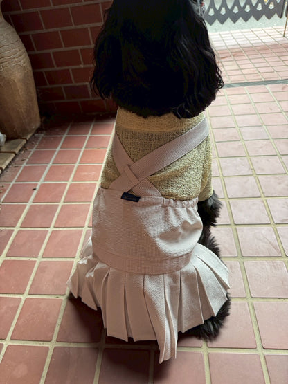DOG WEAR - プリーツサロペットスカート