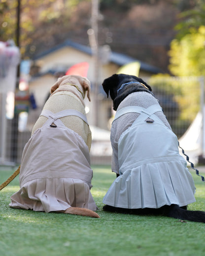 DOG WEAR - プリーツサロペットスカート