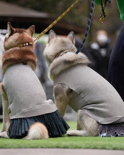 DOG WEAR - シャギーニットプリーツタンクトップ