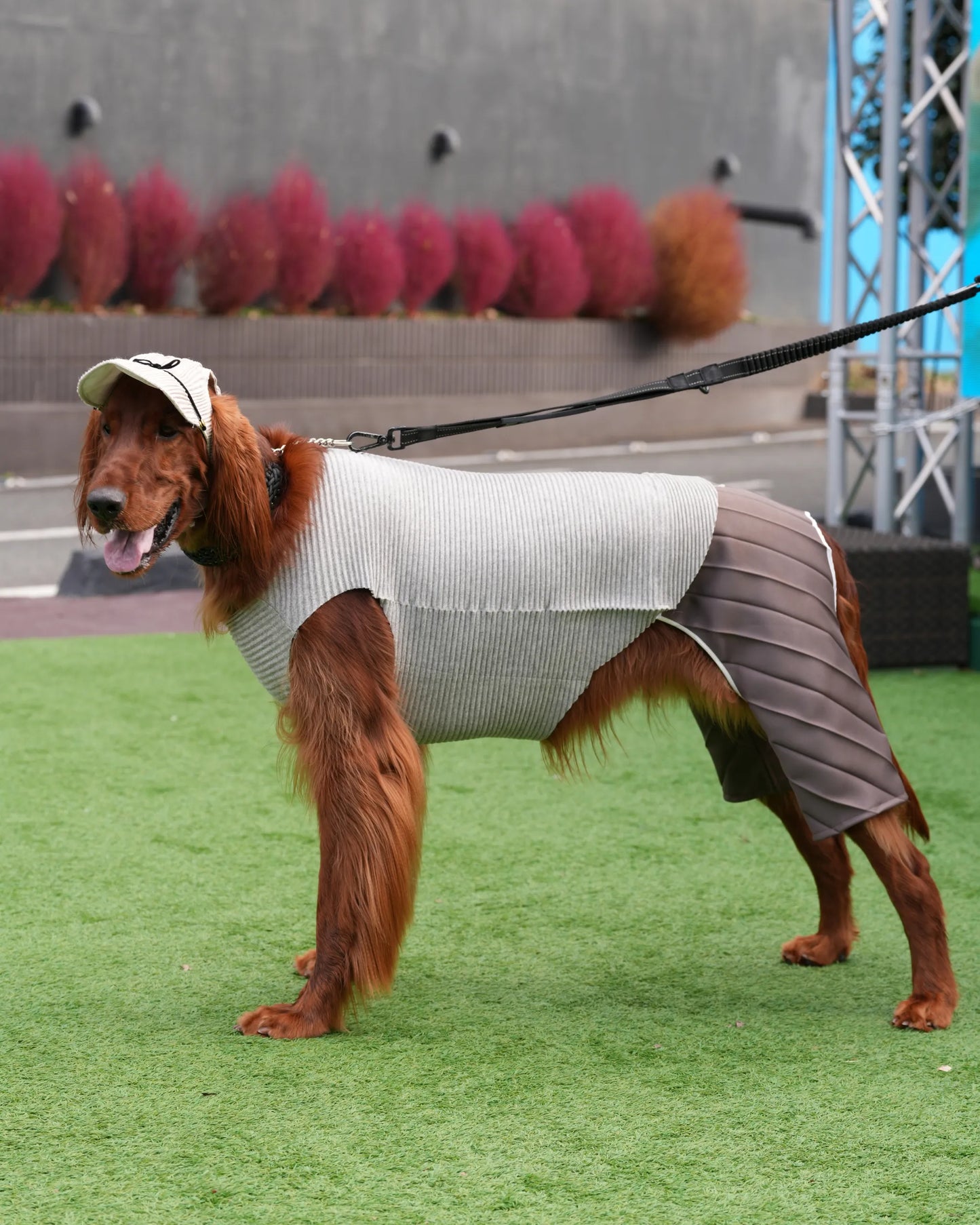 DOG WEAR - シャギーニットプリーツタンクトップ
